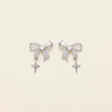 Lace Bow Earrings