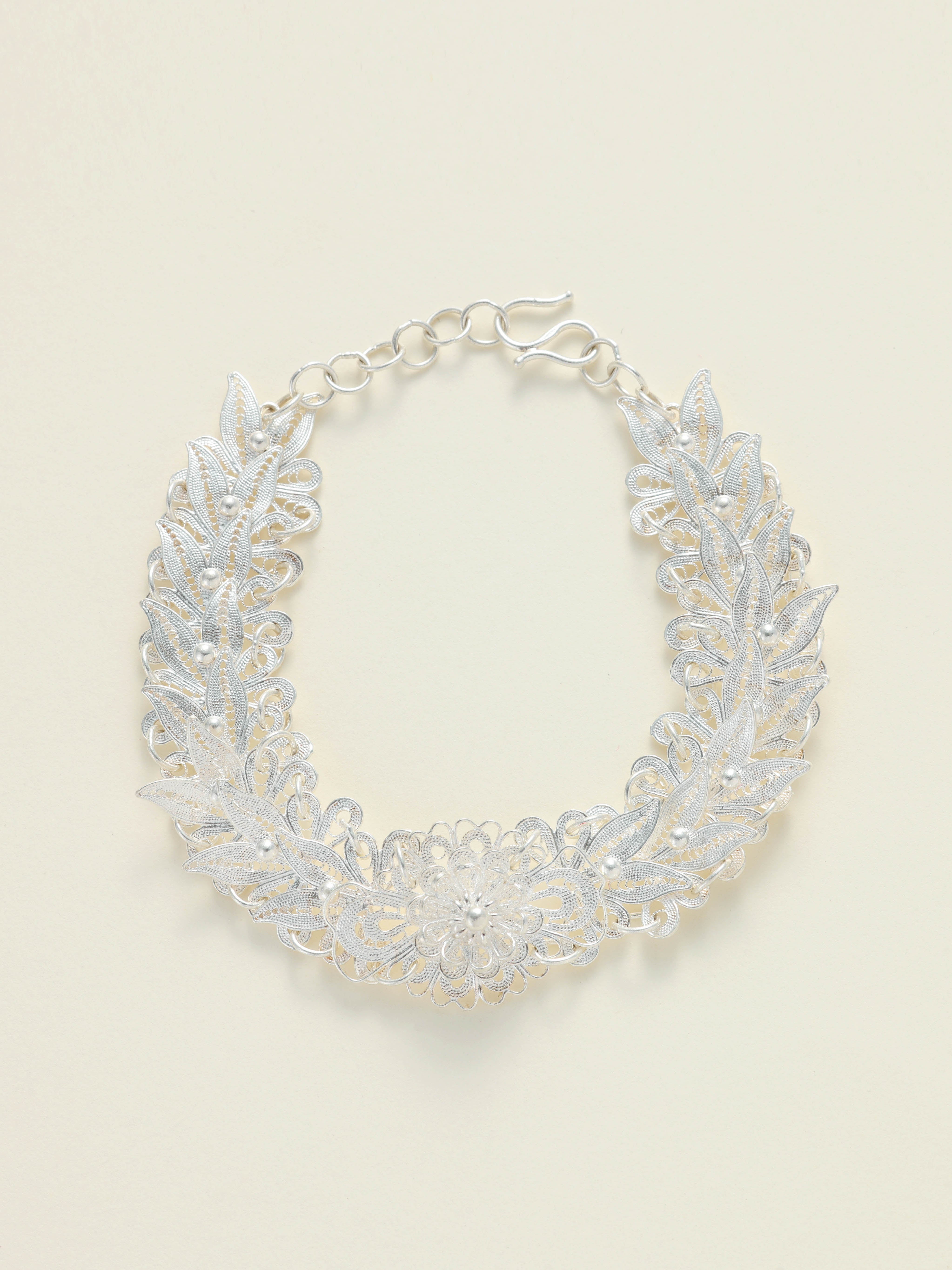 Peony Filigree Bracelet