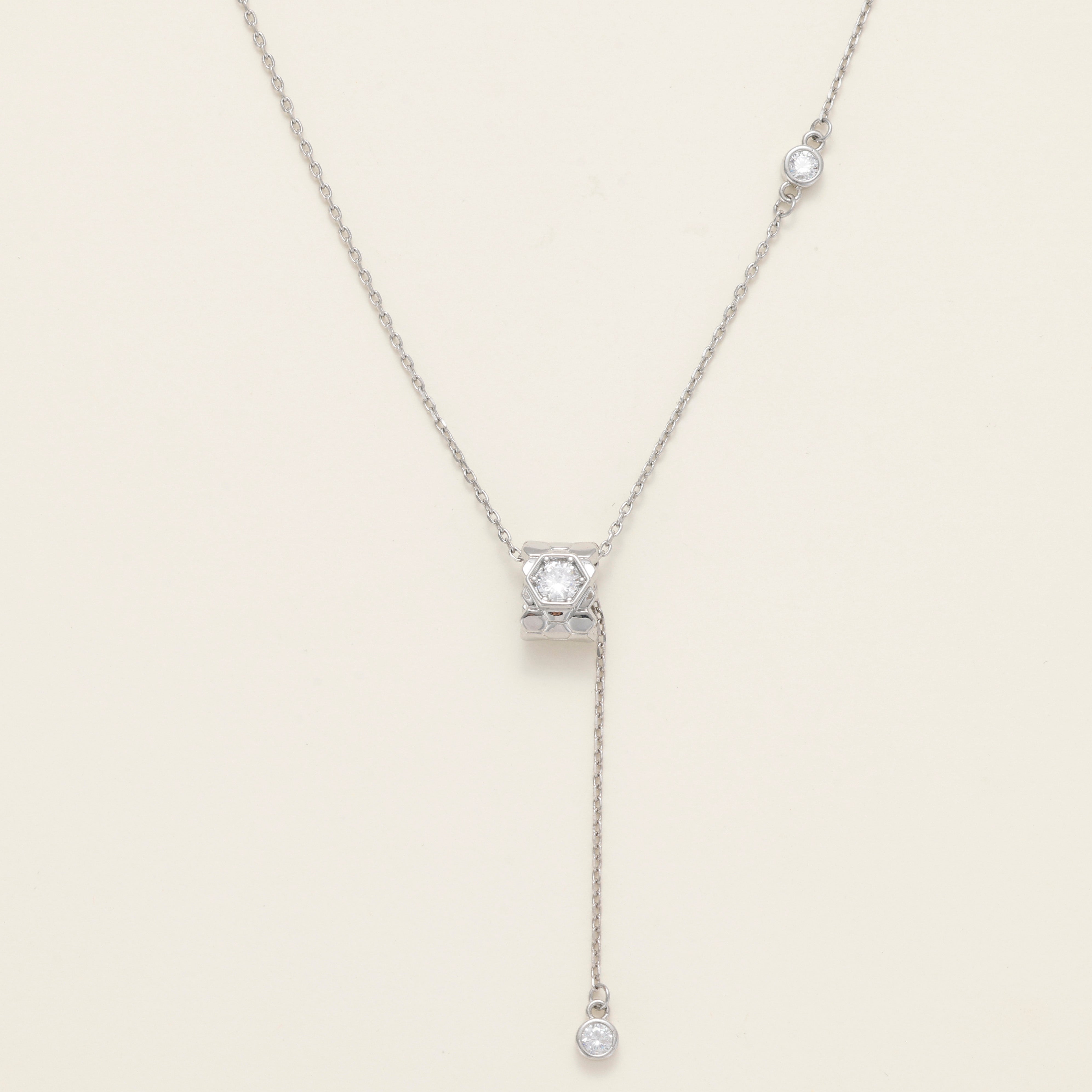 Dainty Geo Drop Y-Chain