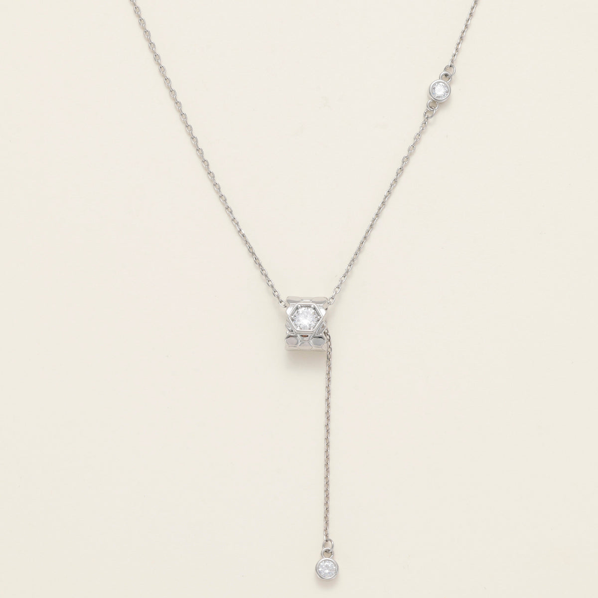 Dainty Geo Drop Y-Chain