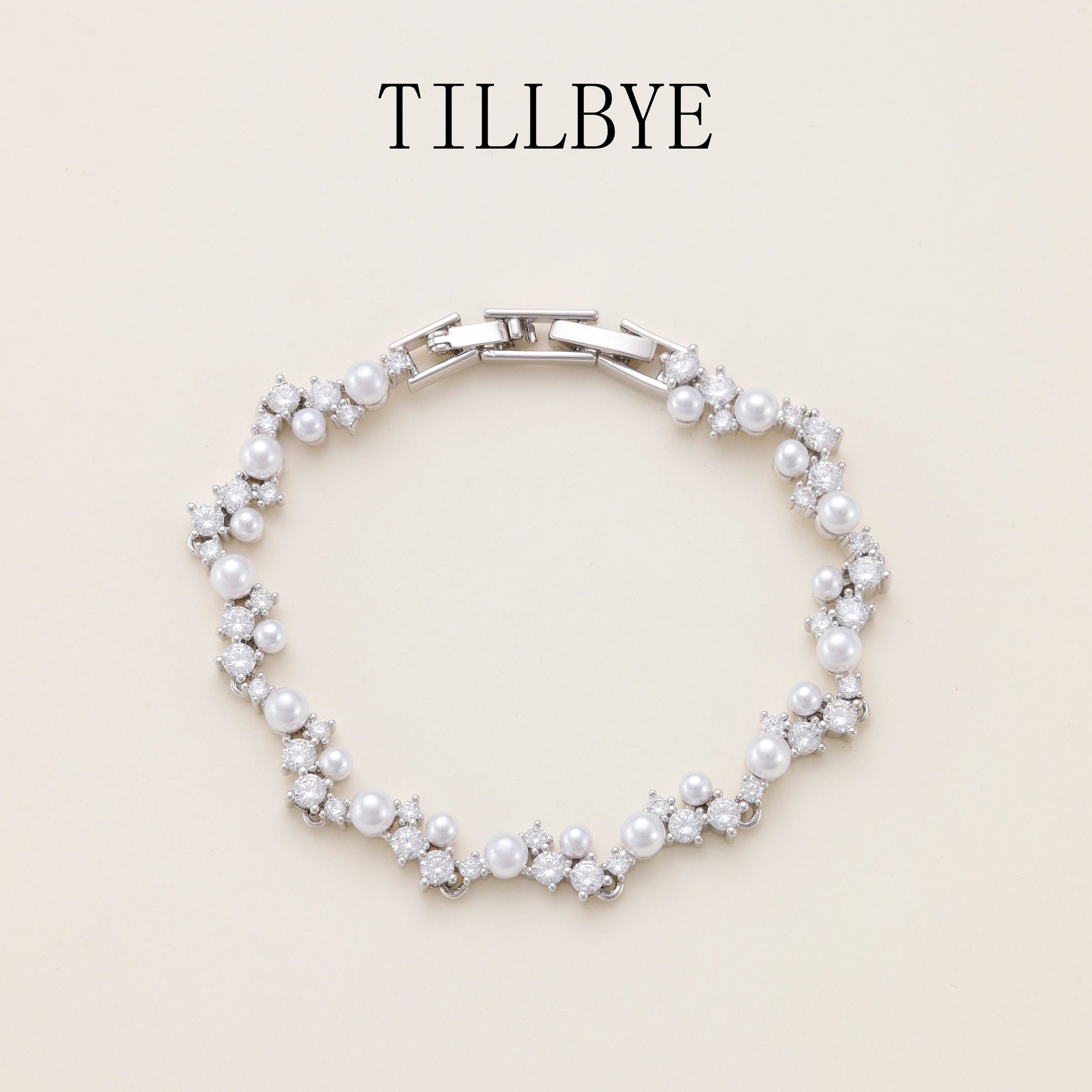 Pearl & Crystal Cluster Tennis