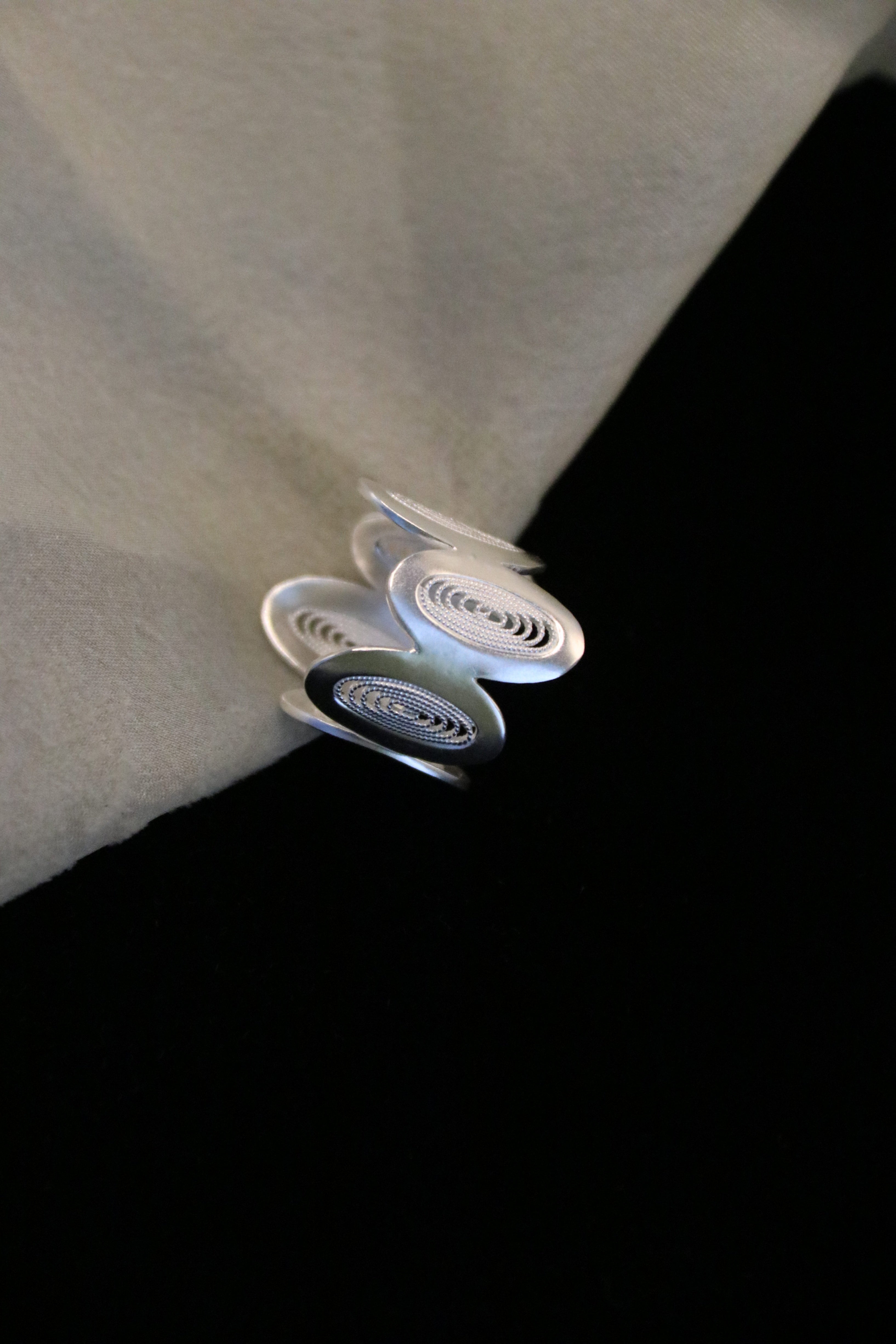 Dripping Filigree Open Ring