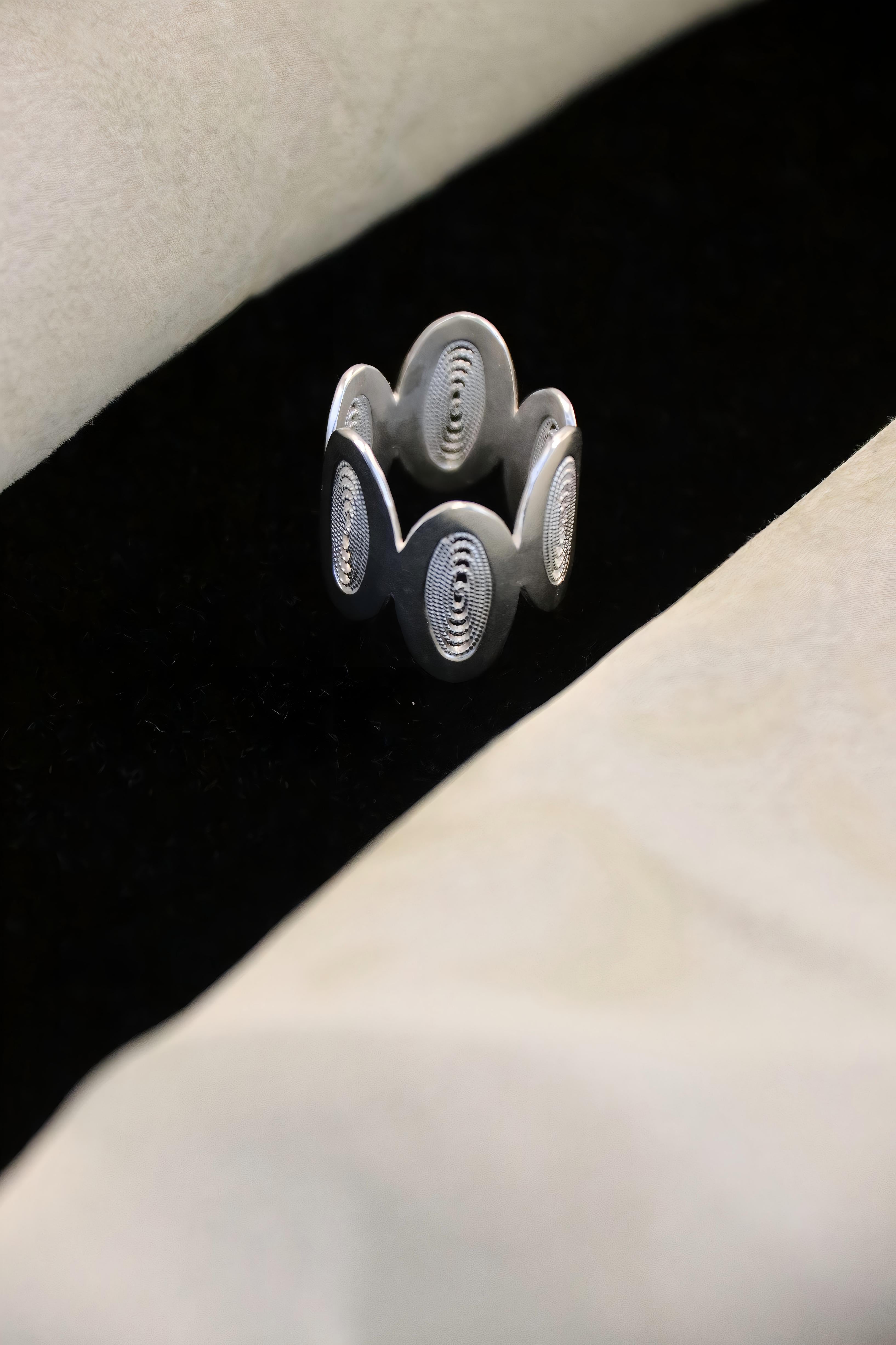 Dripping Filigree Open Ring