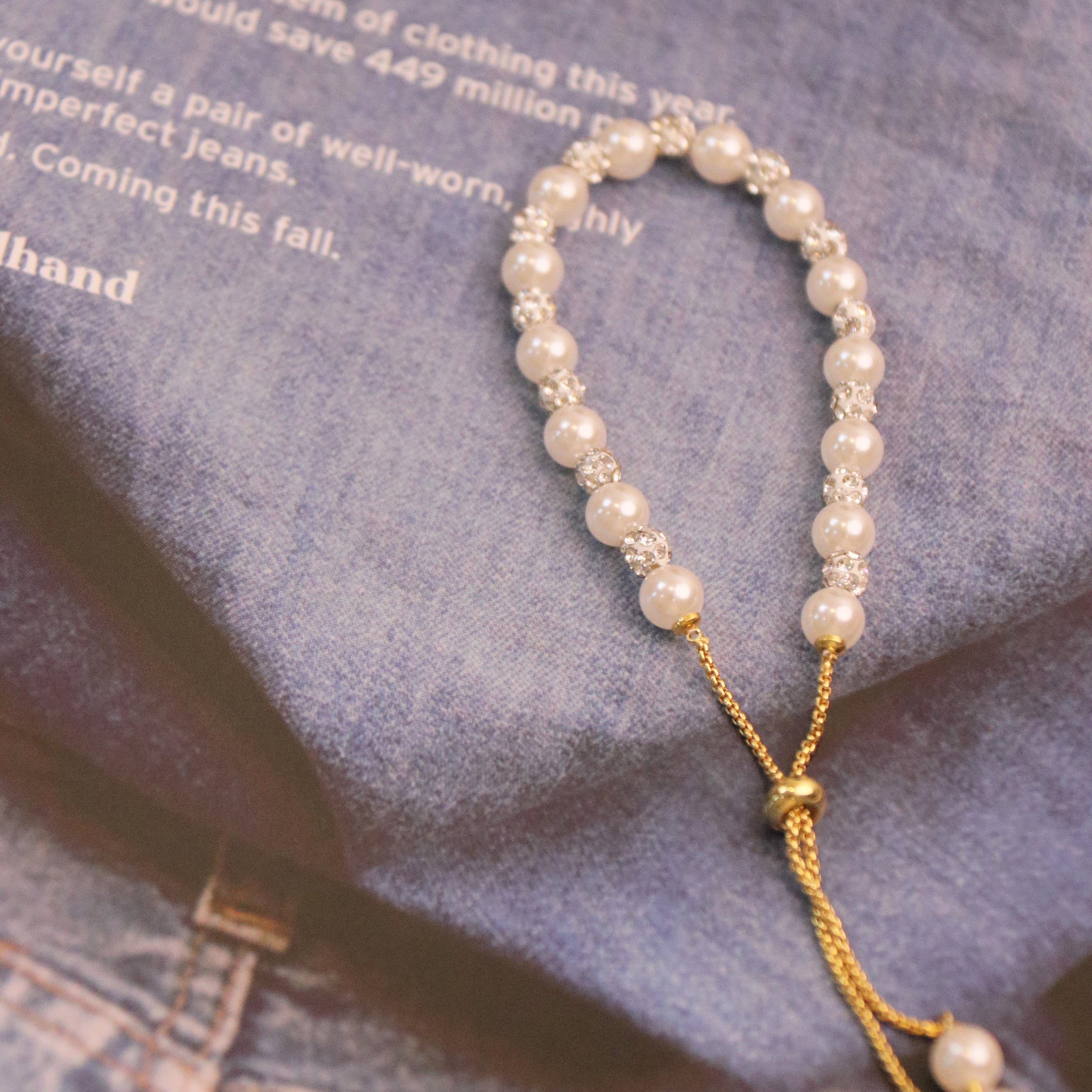 Blush Zircon Starburst Bracelet