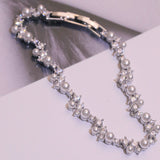 Pearl & Crystal Cluster Tennis