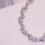 Pearl & Crystal Cluster Tennis